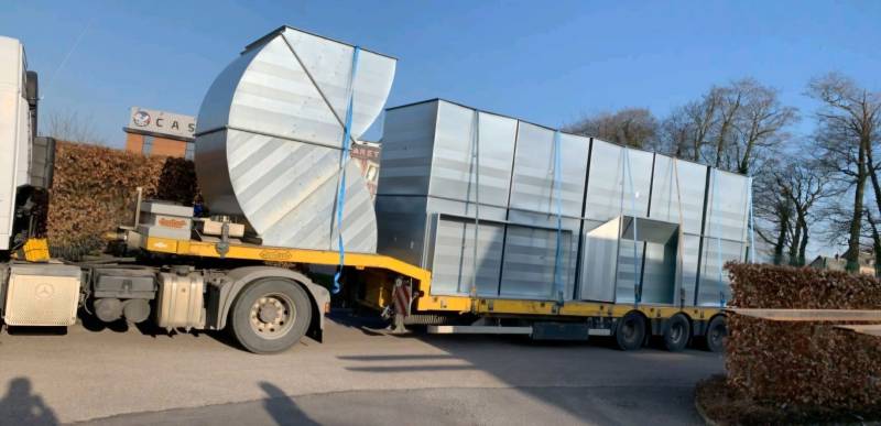 Transport et affrètement de gaines de ventilation, accessoires et pièces spécifiques partout en France et en Europe
